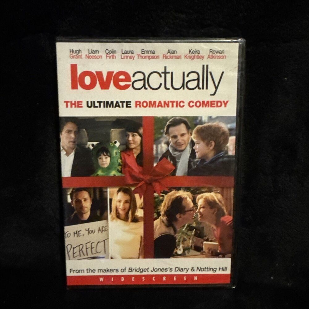 Vintage 2003 Love Actually DVD Widescreen Hugh Grant Alan Rickman Emma Thompson